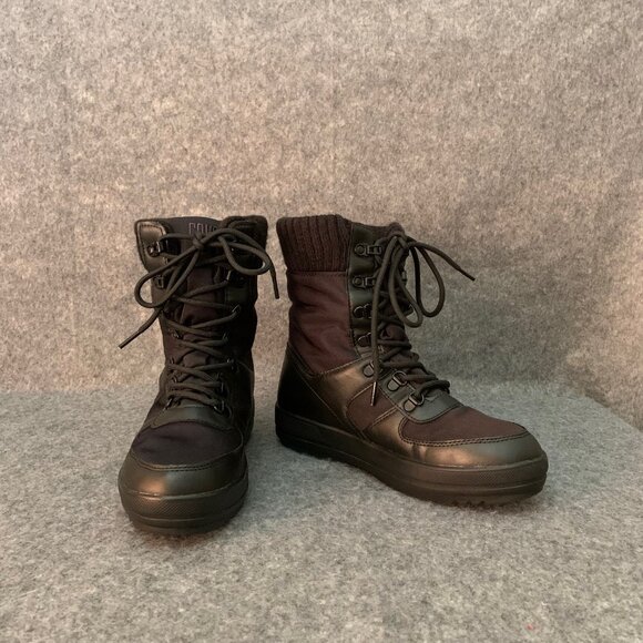 Cougar Women's Vergio Always Waterproof Black Lace Up Closure Winter Boots - Picture 3 of 11